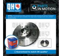 2x Brake Discs Pair Vented Front 348mm BDC5808 Quinton Hazell Set 34116771986