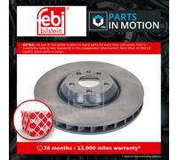 2x Brake Discs Pair Vented Front 349mm 199275 Febi Set 4M0615301Q Quality New