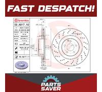 2x Brake Discs Pair Vented Front 350mm 09.A817.11 Brembo Set 2214210012 Quality