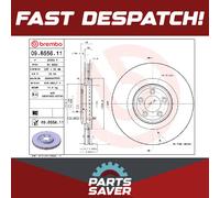 2x Brake Discs Pair Vented Front 355mm 09.B556.11 Brembo Set C2C25337 T2R5939