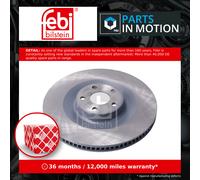 2x Brake Discs Pair Vented Front 362mm 192876 Febi Set 2479458 2527818 LJ9Z1125A