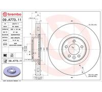 2x Brake Discs Pair Vented Front 380mm 09.A773.11 Brembo Set LR016176 LR027106