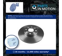 2x Brake Discs Pair Vented Rear 263mm ADT343143 Blue Print Set 4243117050 New