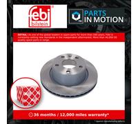 2x Brake Discs Pair Vented Rear 265mm 188791 Febi Set 10347628 Quality New