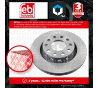 2x Brake Discs Pair Vented fits AUDI S6 4B2, 4B5 4.2 Rear 99 to 05 269mm Set New