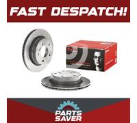2x Brake Discs Pair Vented Rear 276mm 09.7727.11 Brembo Set 34211162315 Quality