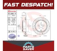 2x Brake Discs Pair Vented Rear 290mm 09.C662.1X Brembo Set 26700AJ010 Quality