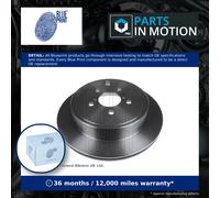 2x Brake Discs Pair Vented Rear 290mm ADS74340 Blue Print Set 26700AJ010 Quality