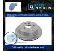 Blue Print Pair of Internally Vented Painted Brake Disc Rotor ADT343297 REAR