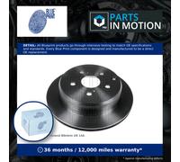 Blue Print ADT34371 Brake Disc Set (2 Brake Disc) rear, internally ventilated, No. of Holes 5
