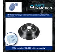 Blue Print ADT34371 Brake Disc Set (2 Brake Disc) rear, internally ventilated, No. of Holes 5