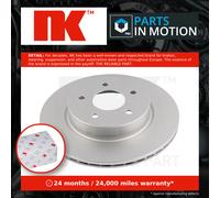 2x Brake Discs Pair Vented Rear 292mm 312297 NK Set 432064423R 432064CE0A New