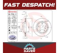 2x Brake Discs Pair Vented Rear 294mm 09.7702.11 Brembo Set 34211165563 Quality