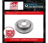 2x Brake Discs Pair Vented Rear 299.8mm 43877 Febi Set 34216782605 Quality New