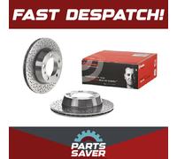 2x Brake Discs Pair Vented Rear 299mm 09.8998.11 Brembo Set 98735240101 Quality