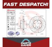 2x Brake Discs Pair Vented Rear 300mm 09.9793.1X Brembo Set 34216764651 Quality