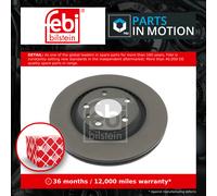 2x Brake Discs Pair Vented Rear 300mm 43908 Febi Set 8E0615601K 8E0615601R New