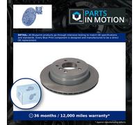 2x Brake Discs Pair Vented Rear 300mm ADB114309 Blue Print Set 34216764653 New