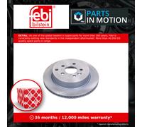 FEBI BILSTEIN 43821 Brake Disc Rear Replacement Fits Land Rover Freelander 2
