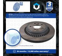 2x Brake Discs Pair Vented Rear 302mm ADF124303 Blue Print Set 31277357 31410569