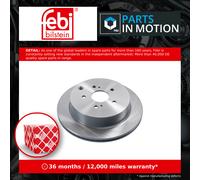 2x Brake Discs Pair Vented Rear 308mm 108483 Febi Set 5561177K00 5561177K01 New