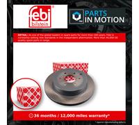 2x Brake Discs Pair Vented Rear 308mm 178650 Febi Set 432065XA0A Quality New