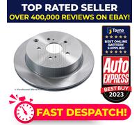 2x Brake Discs Pair Vented fits SUZUKI GRAND VITARA JB632, Mk2 3.2 Rear 08 to 15
