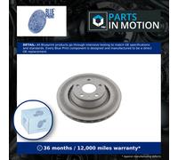 2x Brake Discs Pair Vented Rear 310mm ADV184342 Blue Print Set 8J0615601A New
