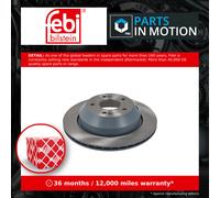 2x Brake Discs Pair Vented Rear 314mm 108676 Febi Set 58411C5700 Quality New