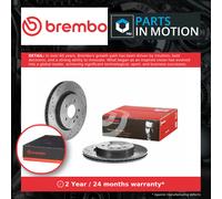 2x Brake Discs Pair Vented Rear 315mm 09.C711.21 Brembo Set 13371163 13429575
