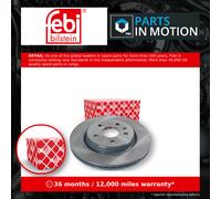 FEBI BILSTEIN Brake Discs 106349 Rear Vented 315mm Pair