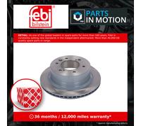 2x Brake Discs Pair Vented Rear 315mm 186465 Febi Set 4615A224 Quality New