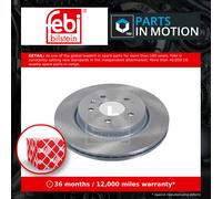 FEBI BILSTEIN Brake Disc 44047 Rear Vented Coated 315mm Pair for OPEL/VAUXHALL