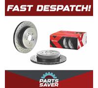 2x Brake Discs Pair Vented Rear 316mm 09.7813.1X Brembo Set 26700FE000 Quality
