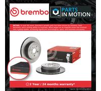 Brembo Brake Discs 10480166A 09.7813.21 - Rear Pair Vented UV Coated - Fits Subaru Impreza