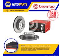 2x Brake Discs Pair Vented Rear 320mm 09.9925.11 Brembo