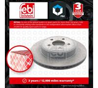 2x Brake Discs Pair Vented Rear 320mm 44014 Febi Set K04779209AE 04779209AB New