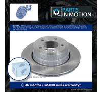 2x Brake Discs Pair Vented Rear 320mm ADB1143100 Blue Print Set 34216763345 New