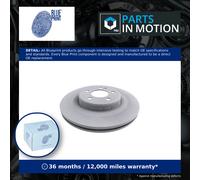 2x Brake Discs Pair Vented Rear 320mm ADBP430086 Blue Print Set A0004230712 New