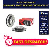 2x Brake Discs Pair Vented Rear 322mm 09.7356.2X Brembo Set 43206AA300 Quality