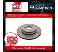 Ferdinand Bilstein Rear Vented Brake Discs 2x for BMW 330D N57D30A (05-13) 323.8mm Set