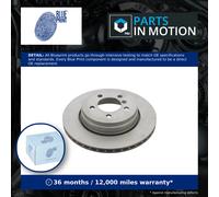 2x Brake Discs Pair Vented Rear 324mm ADB1143103 Blue Print Set 34211166127 New