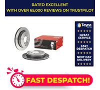 2x Brake Discs Pair Vented Rear 325mm 09.8874.31 Brembo