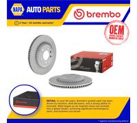 2x Brake Discs Pair Vented Rear 325mm 09.D551.23 Brembo Set LR132810 LR161901