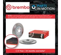 2x Brake Discs Pair Vented Rear 325mm 09.E028.23 Brembo Set LR141725 LR161920