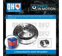 2x Brake Discs Pair Vented Rear 325mm BDC5734 Quinton Hazell Set SDB000632 New