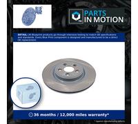 2x Brake Discs Pair Vented Rear 326mm ADJ134303 Blue Print Set C2C25339 C2D26352