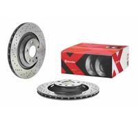 2x Brake Discs Pair Vented Rear 330mm 09.8842.2X Brembo Set 4F0615601D Quality