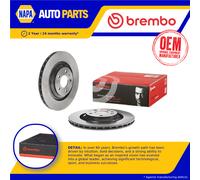 2x Brake Discs Pair Vented Rear 330mm 09.9767.11 Brembo Set 4F0615601B Quality