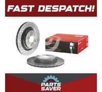 2x Brake Discs Pair Vented Rear 330mm 09.A959.21 Brembo Set 1664230412 Quality